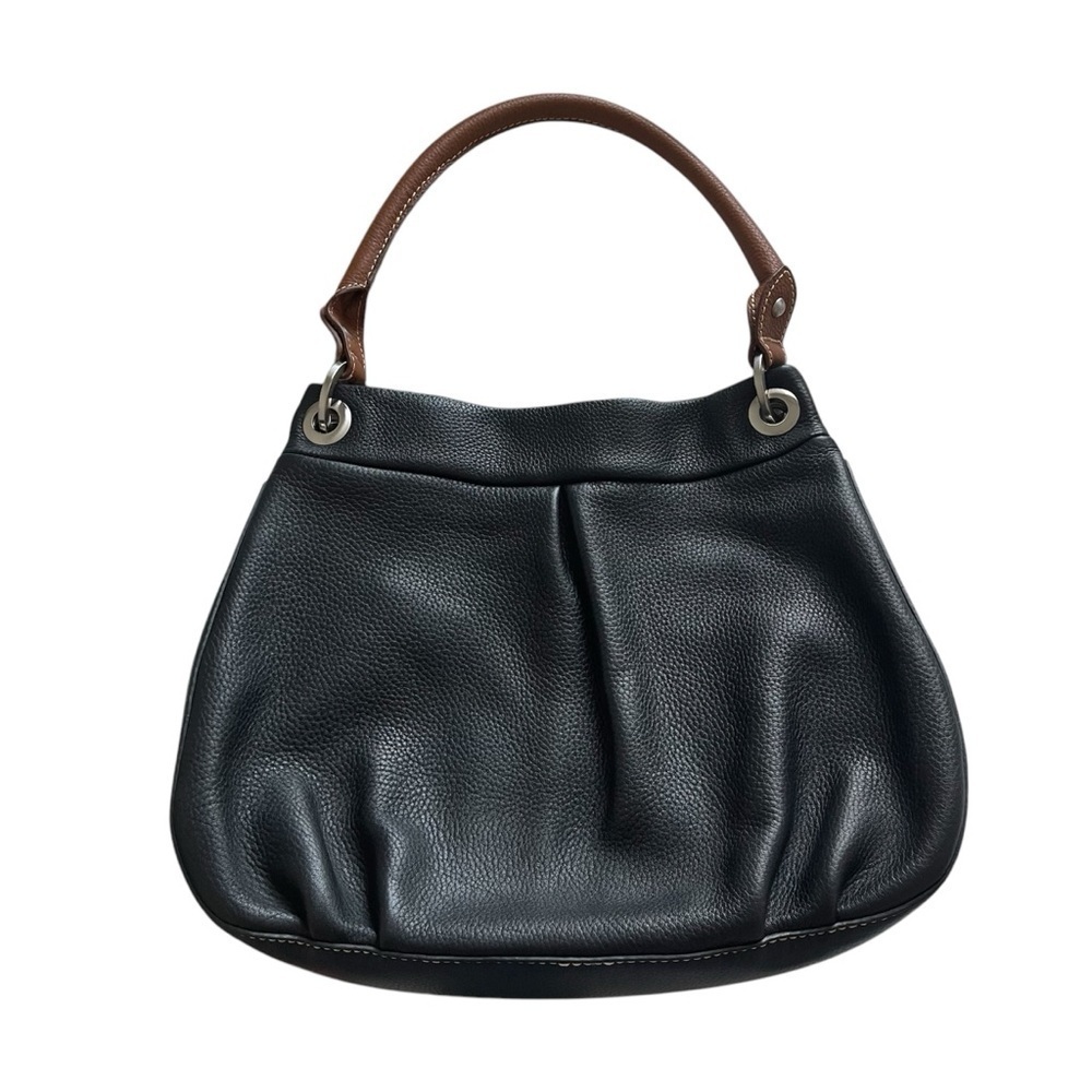 Coldwater Creek Black Leather Hobo Shoulder Bag